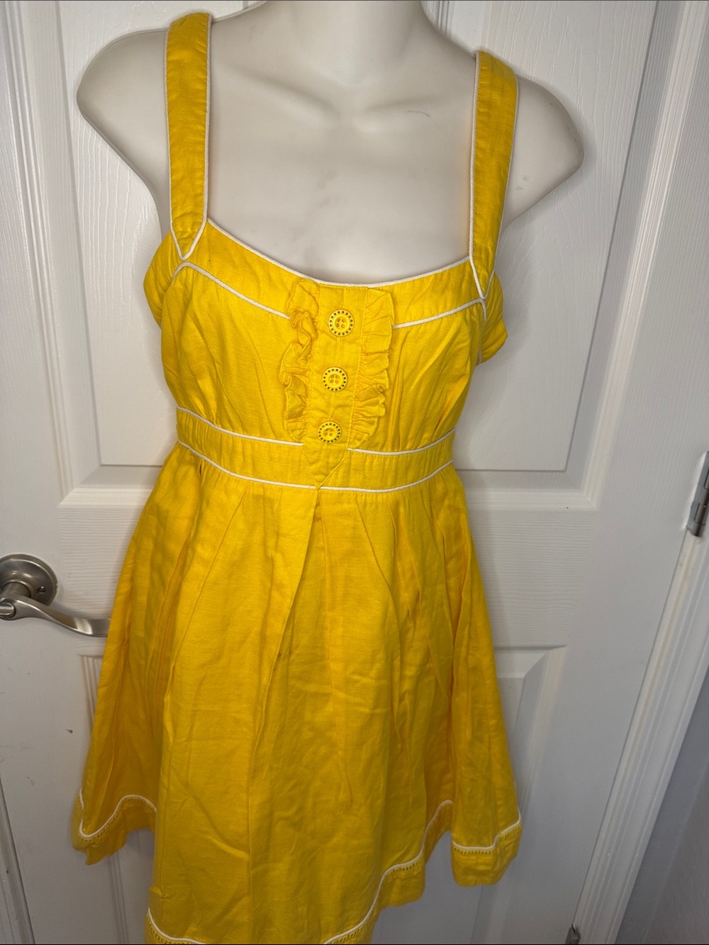 Jessica Simpson Yellow sundress Dress Small
